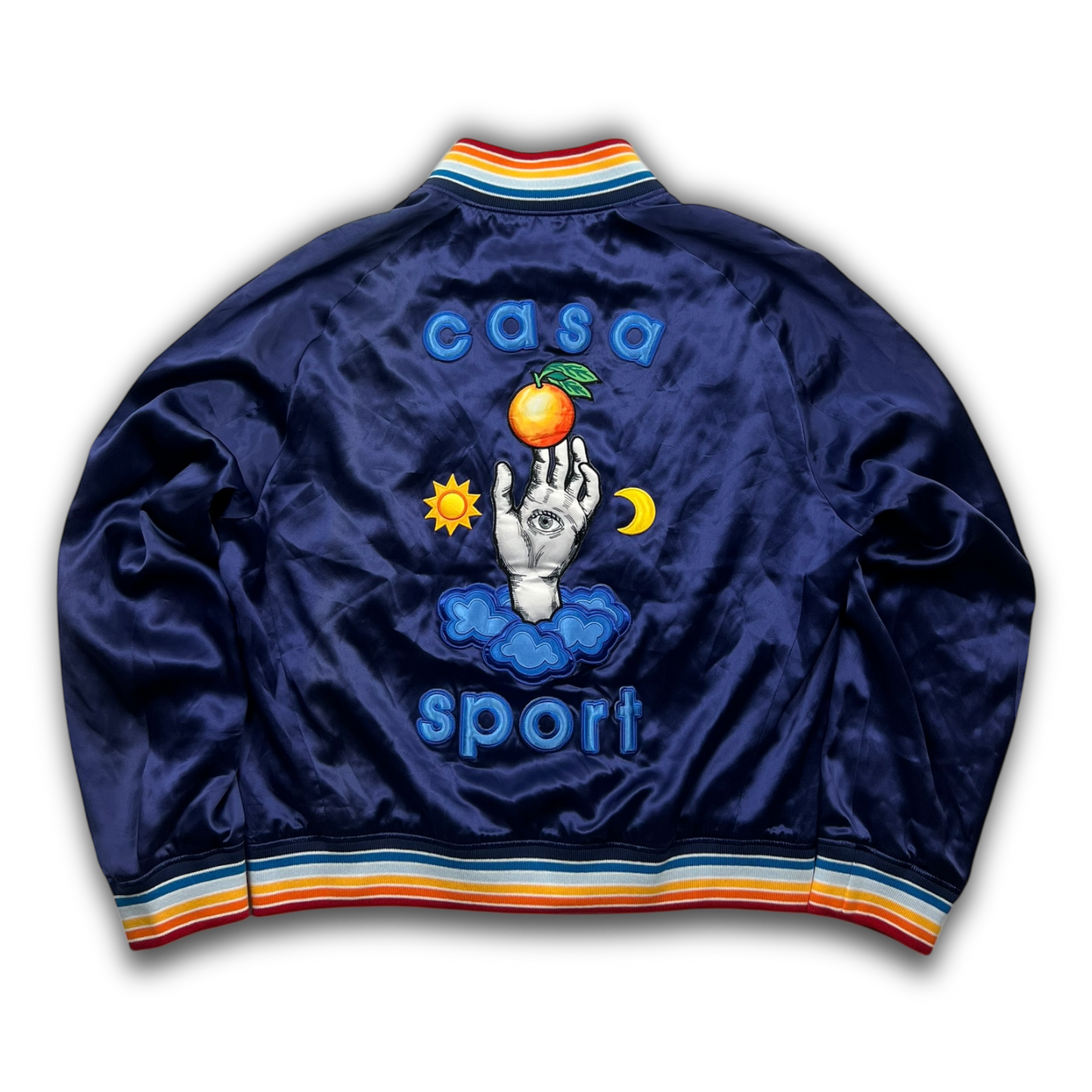 Casablanca Silk Bomber Jacket (XL)