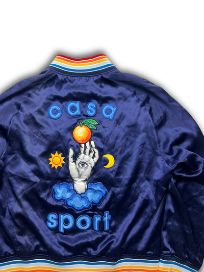 Casablanca Silk Bomber Jacket (XL)