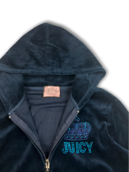 Juicy Couture Velour Zip Up (L)