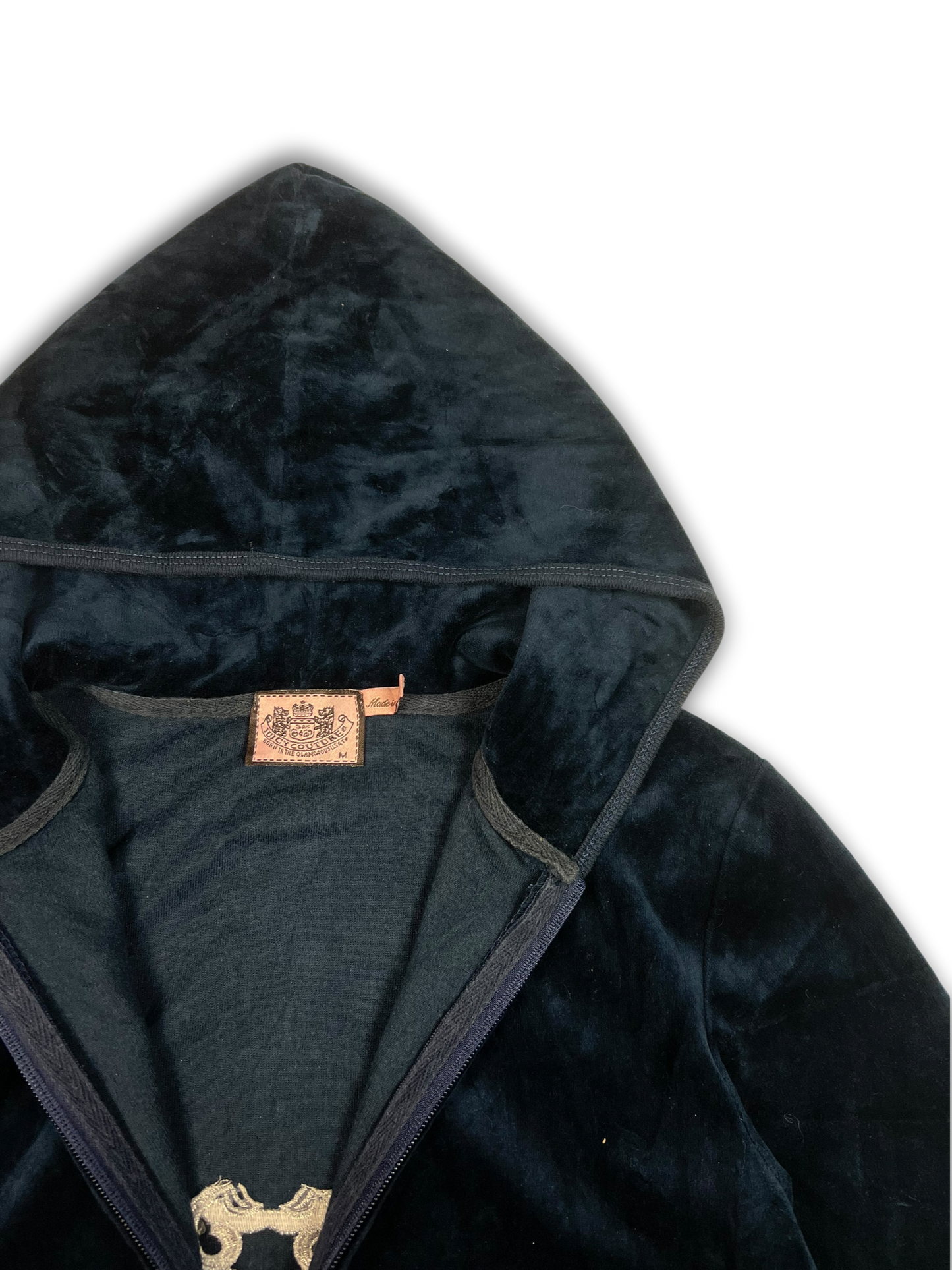 Juicy Couture Velour Zip Up (M)