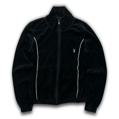 Playboy Velour Zip Up (Womens L)