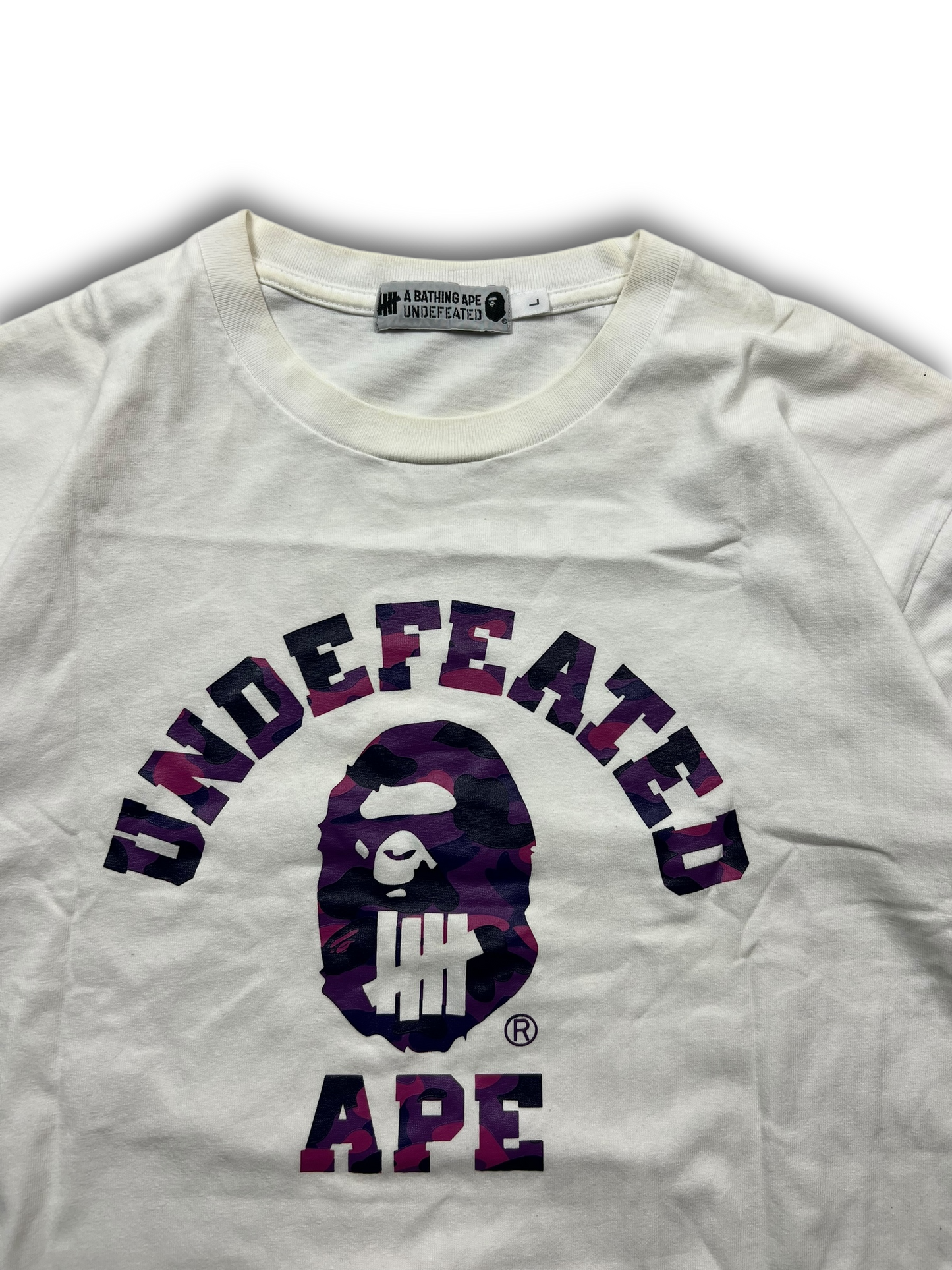 A Bathing Ape X Undefeated T-Shirt (L)