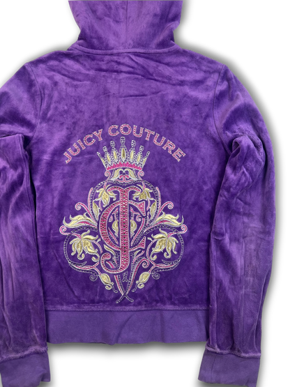 Juicy Couture Velour Zip Up (L)