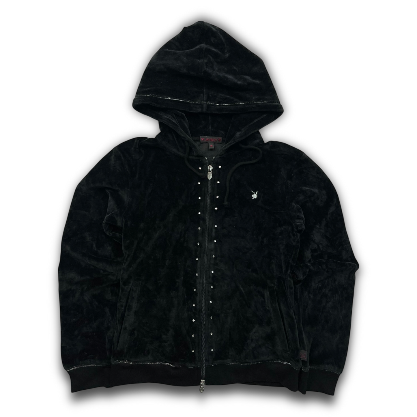 Playboy Velour Zip Up (Womens M)