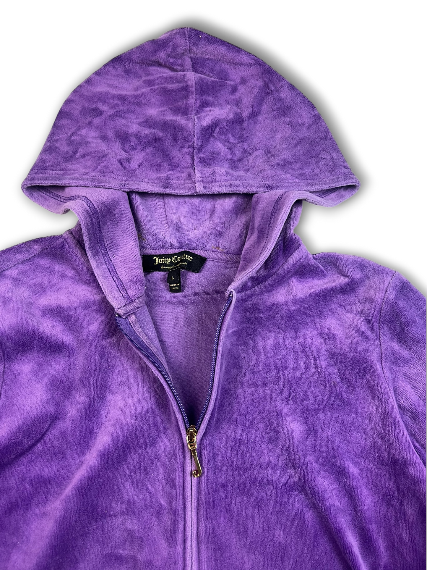Juicy Couture Velour Zip Up (L)