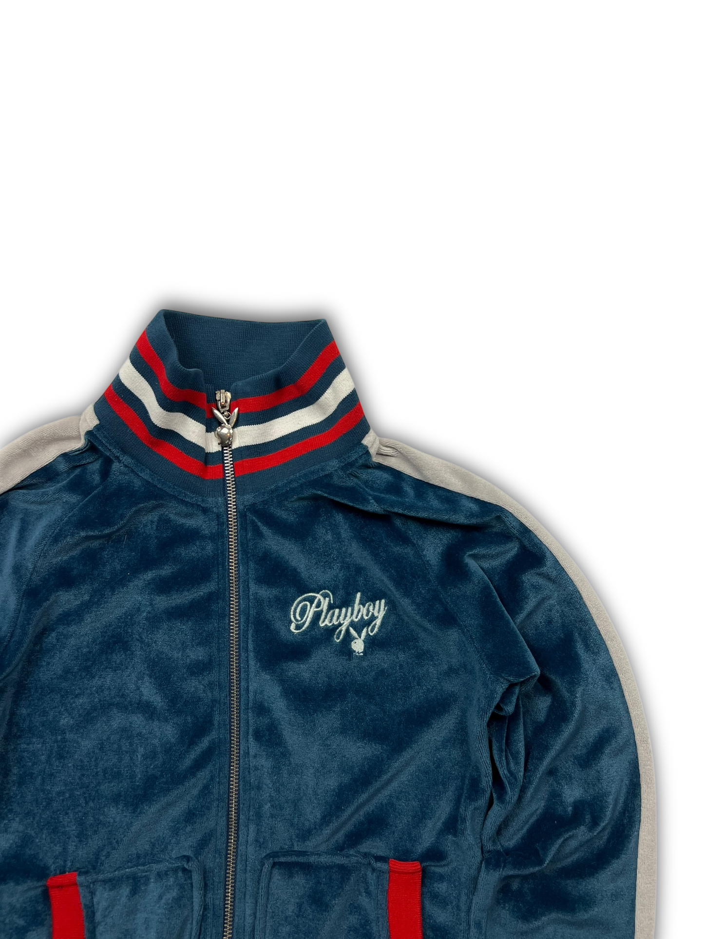 Playboy Velour Zip Up (Womens M)