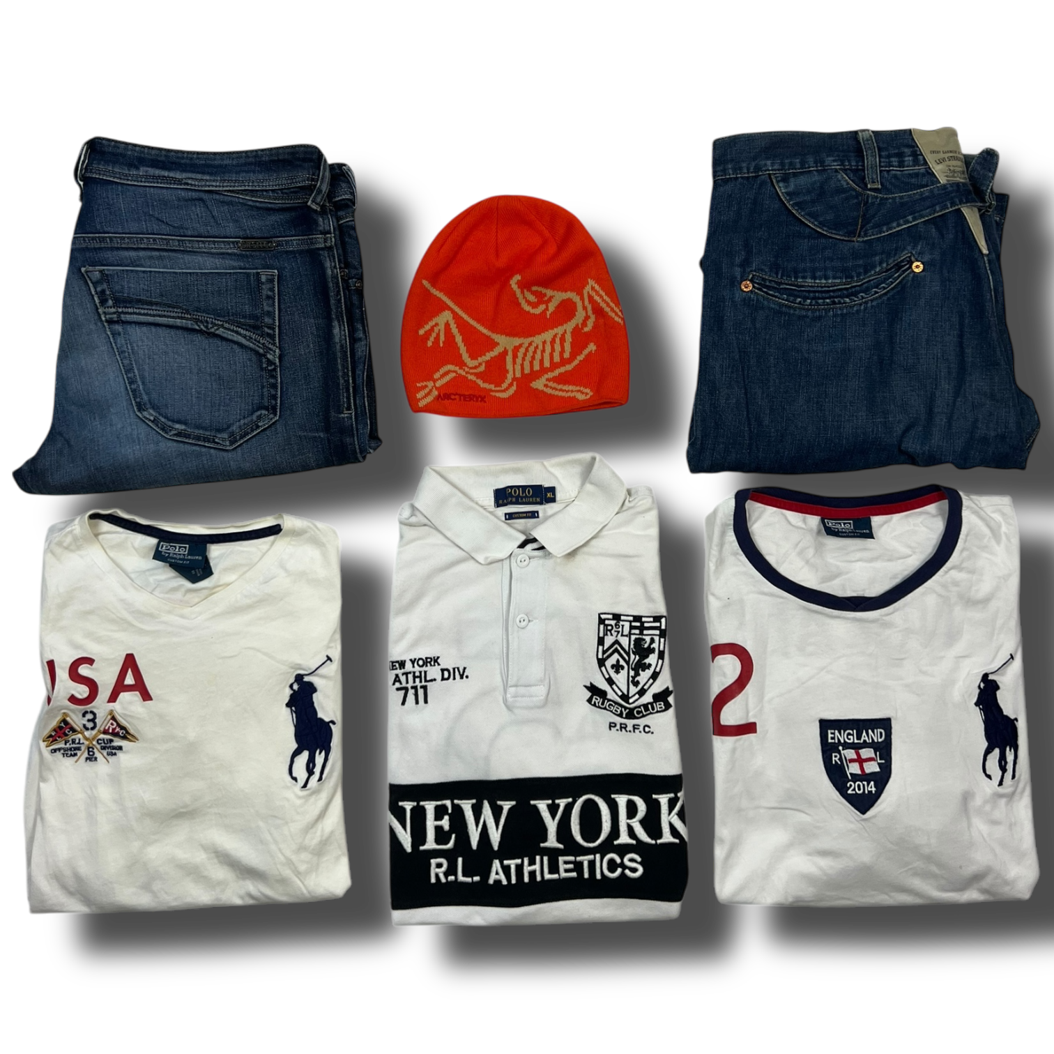 Jeans / Polo Bundle (6 Items)