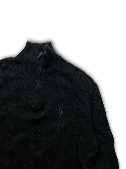 Polo Ralph Lauren Cable Knit 1/4 Zip (M)