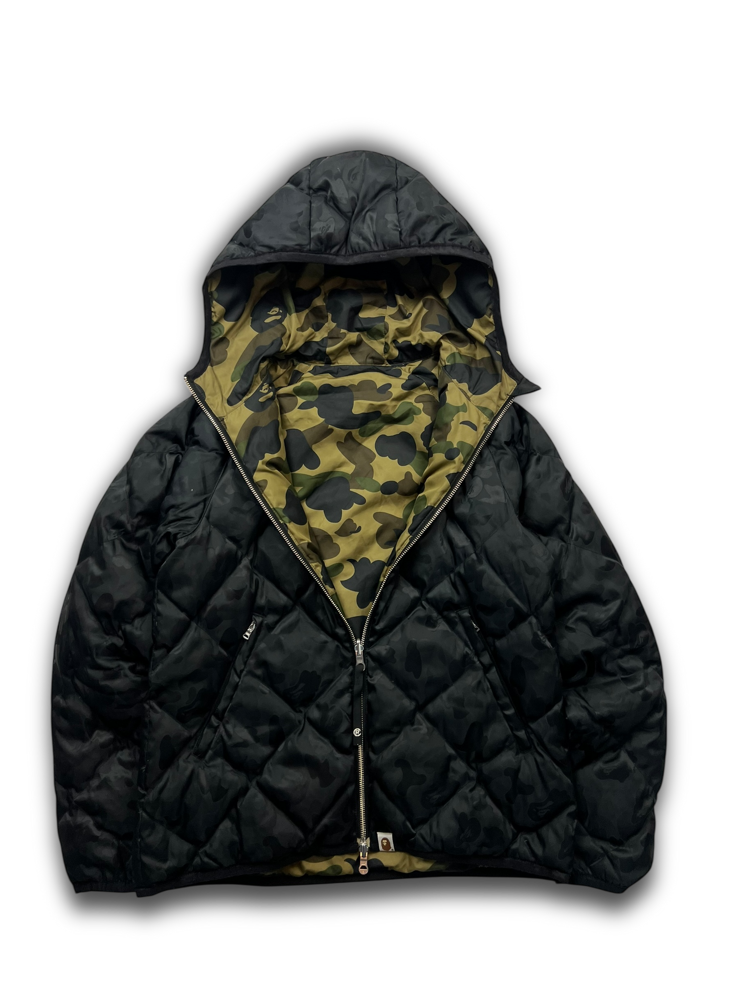 A Bathing Ape Reversible Puffer (S)