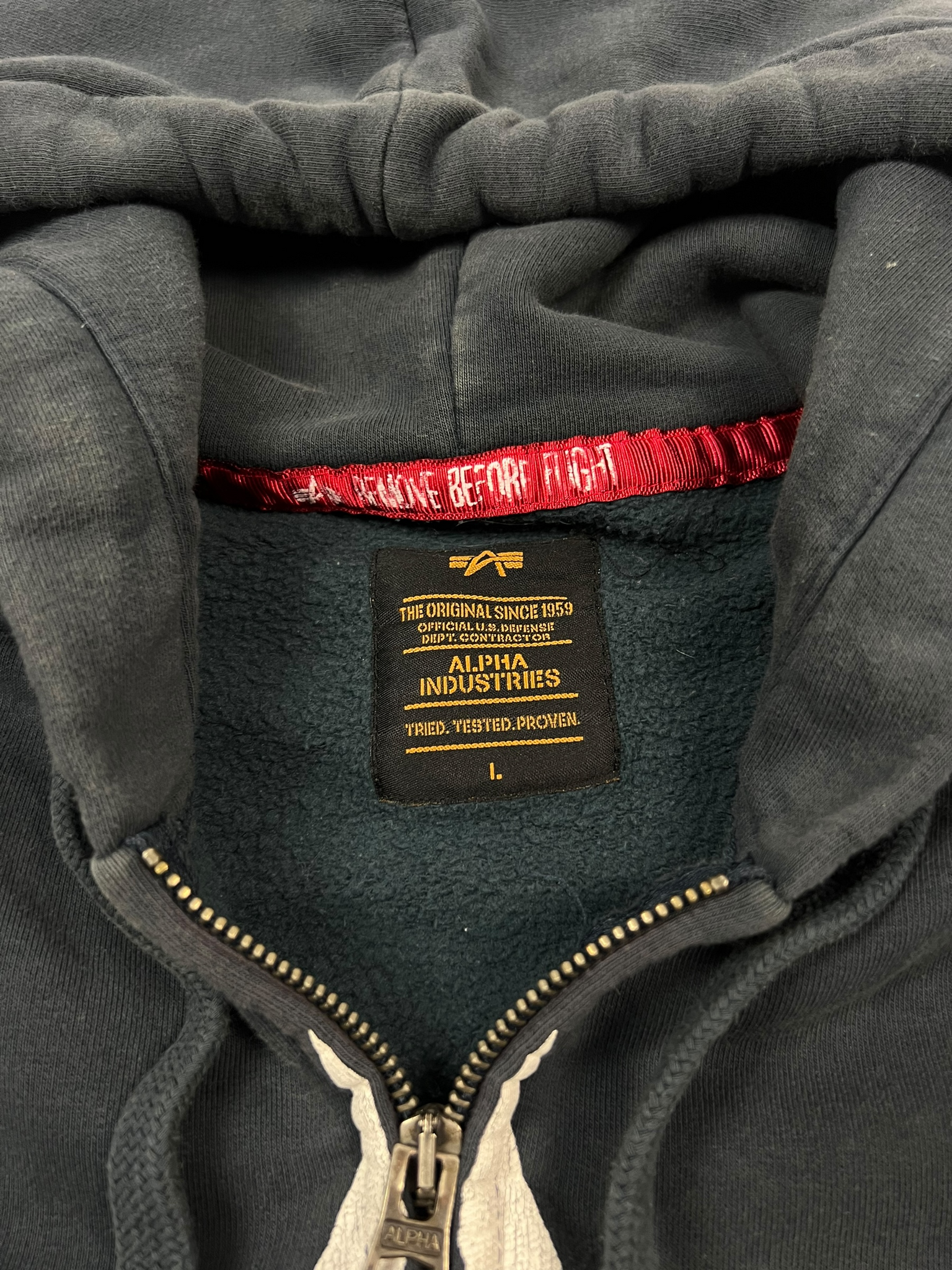 Alpha Industries Zip Up (L)