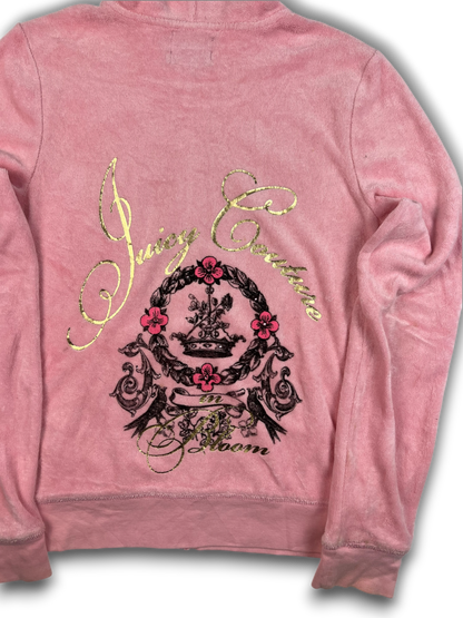 Juicy Couture Velour Zip Up (L)