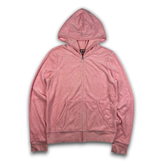 Juicy Couture Velour Zip Up (L)