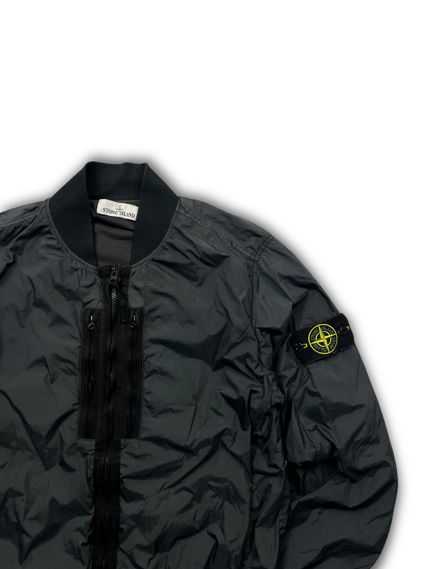 Stone Island Garment Dyed Crinkle Reps Ny Jacket (M)