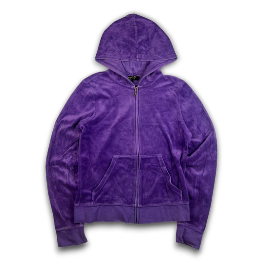 Juicy Couture Velour Zip Up (L)