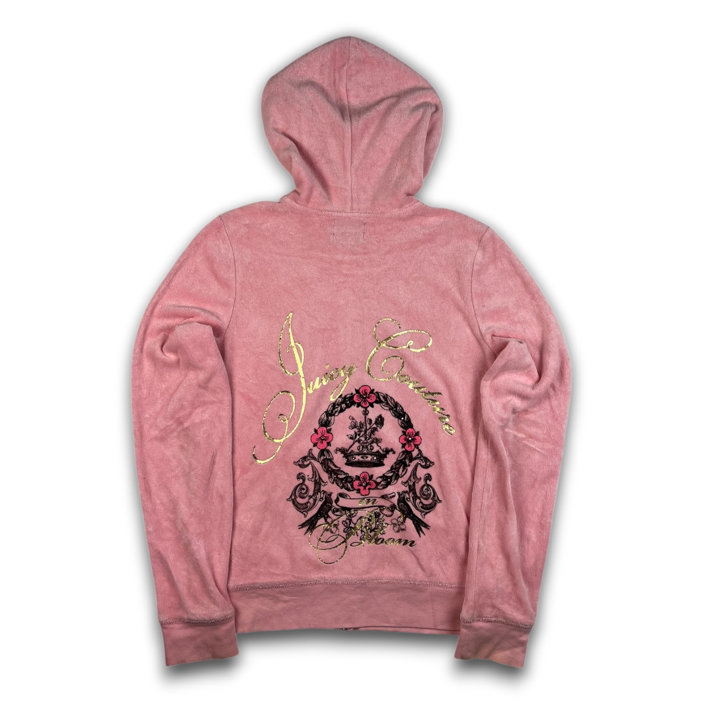 Juicy Couture Velour Zip Up (L)