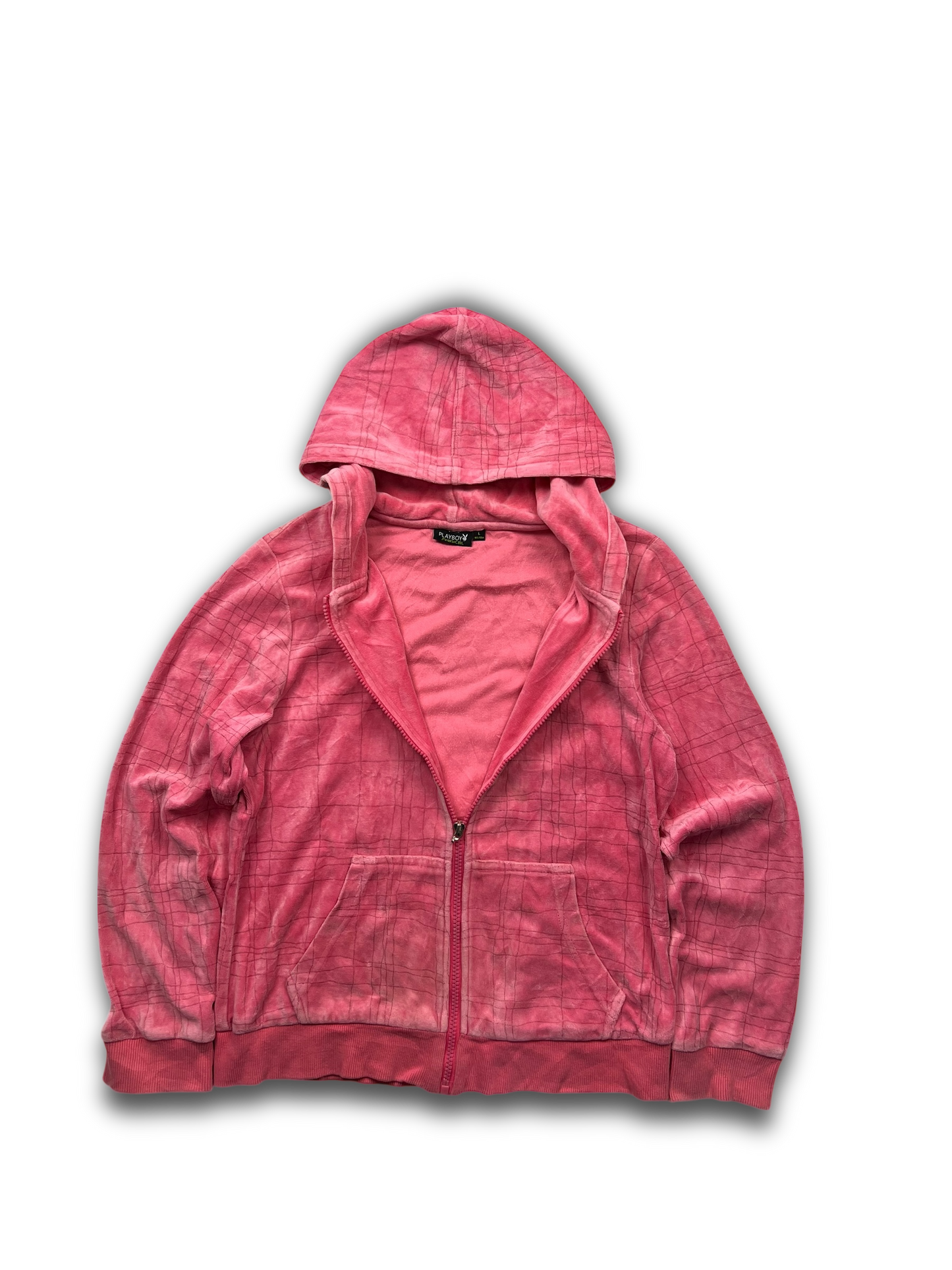 Playboy Velour Zip Up (Womens L)