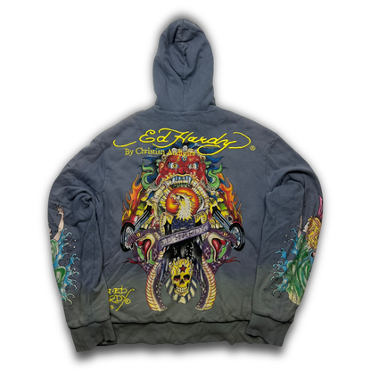 Ed Hardy Zip Up (XL)