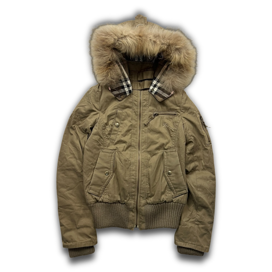 Burberry Fur Jacket (36)