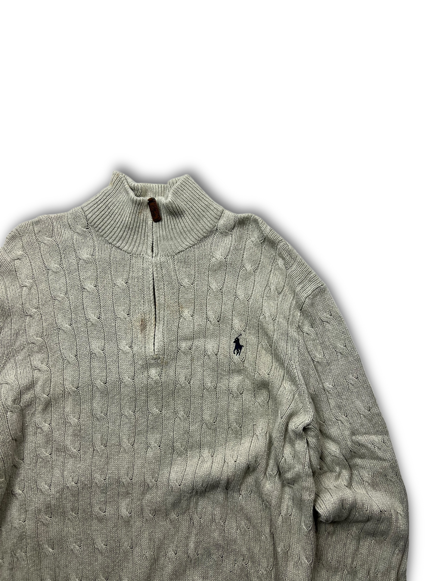 Polo Ralph Lauren Cable Knit 1/4 Zip (XL)