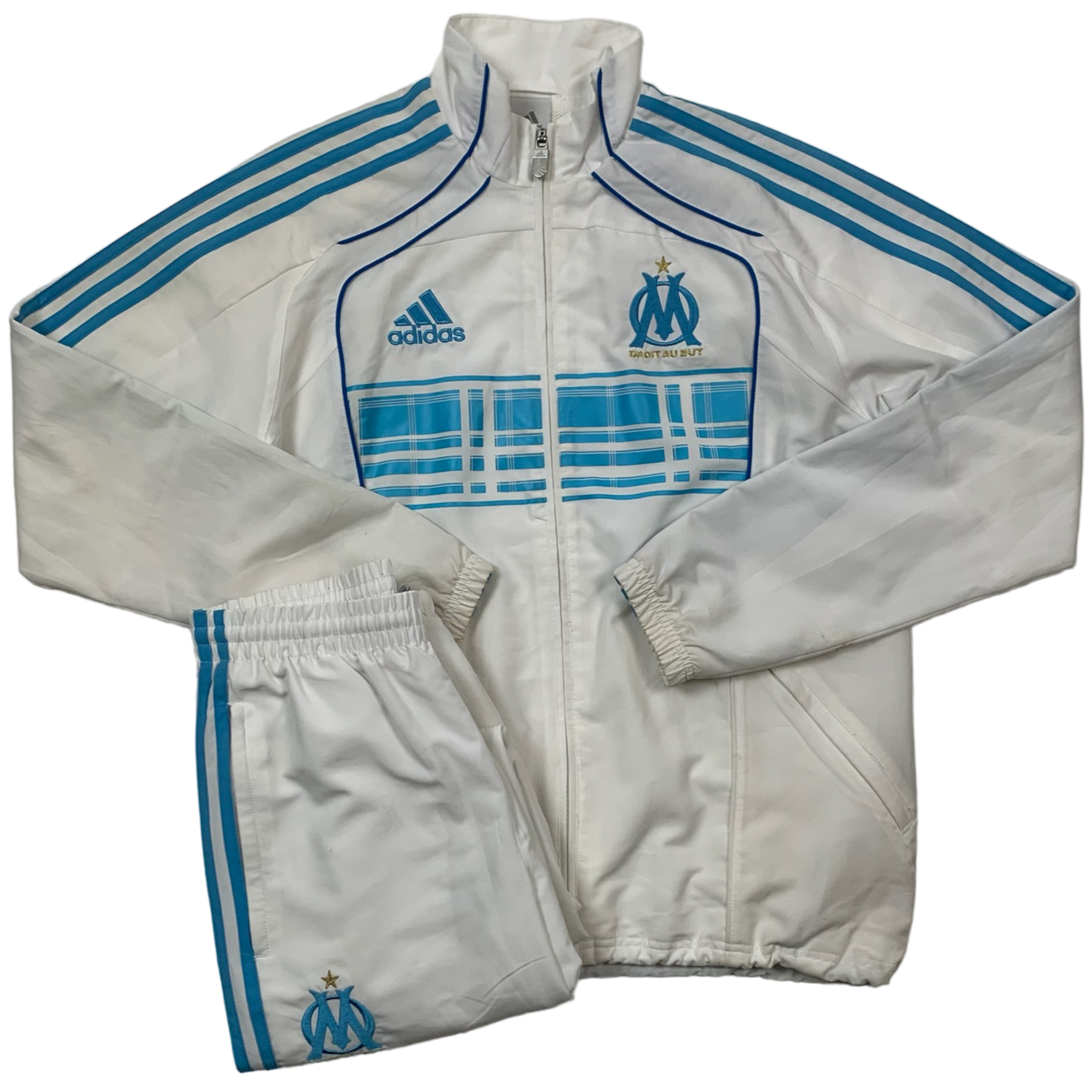 Adidas Olympique De Marseille Tracksuit (Kids XL)