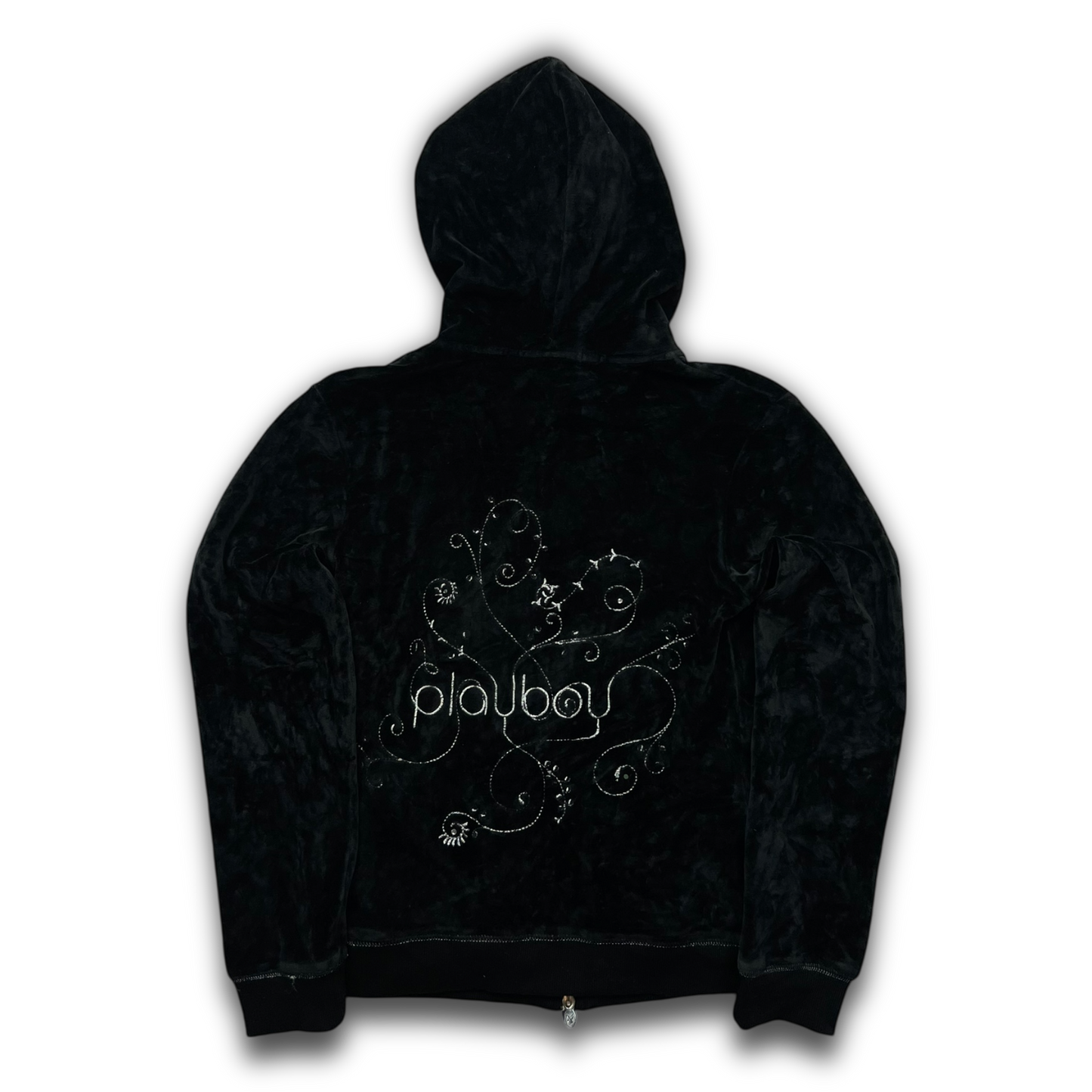 Playboy Velour Zip Up (Womens M)