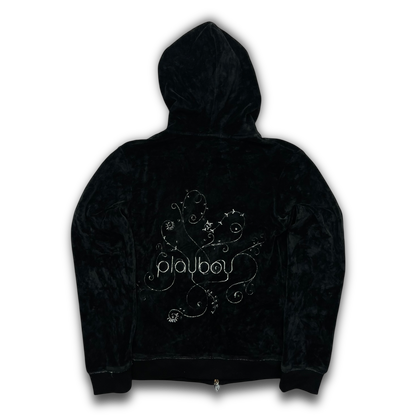 Playboy Velour Zip Up (Womens M)