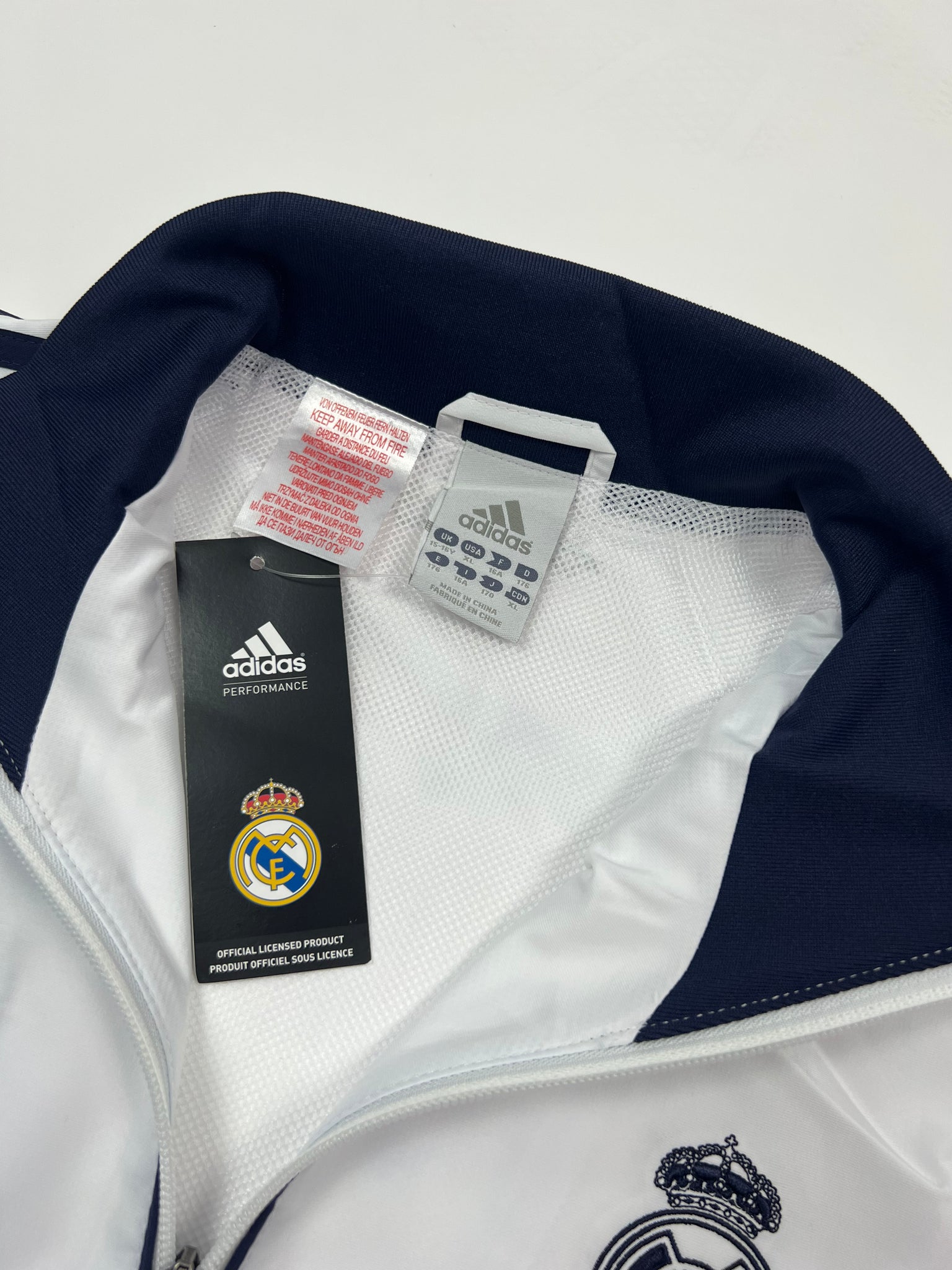 Adidas Real Madrid Tracksuit (Kids XL)